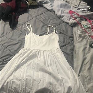 White Spaghetti Strap Dress